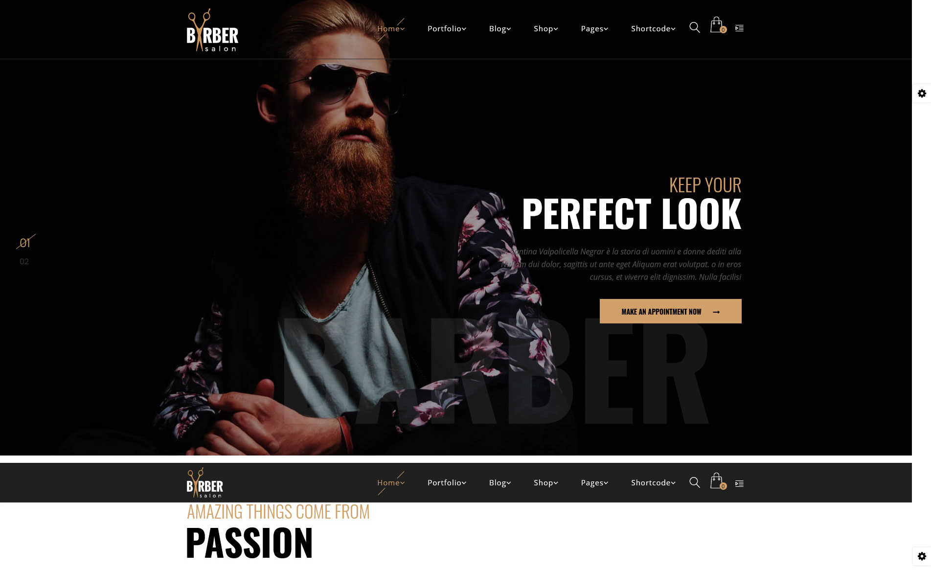 Barber - Hair, Tattoo, & Beauty Salons WordPress Theme