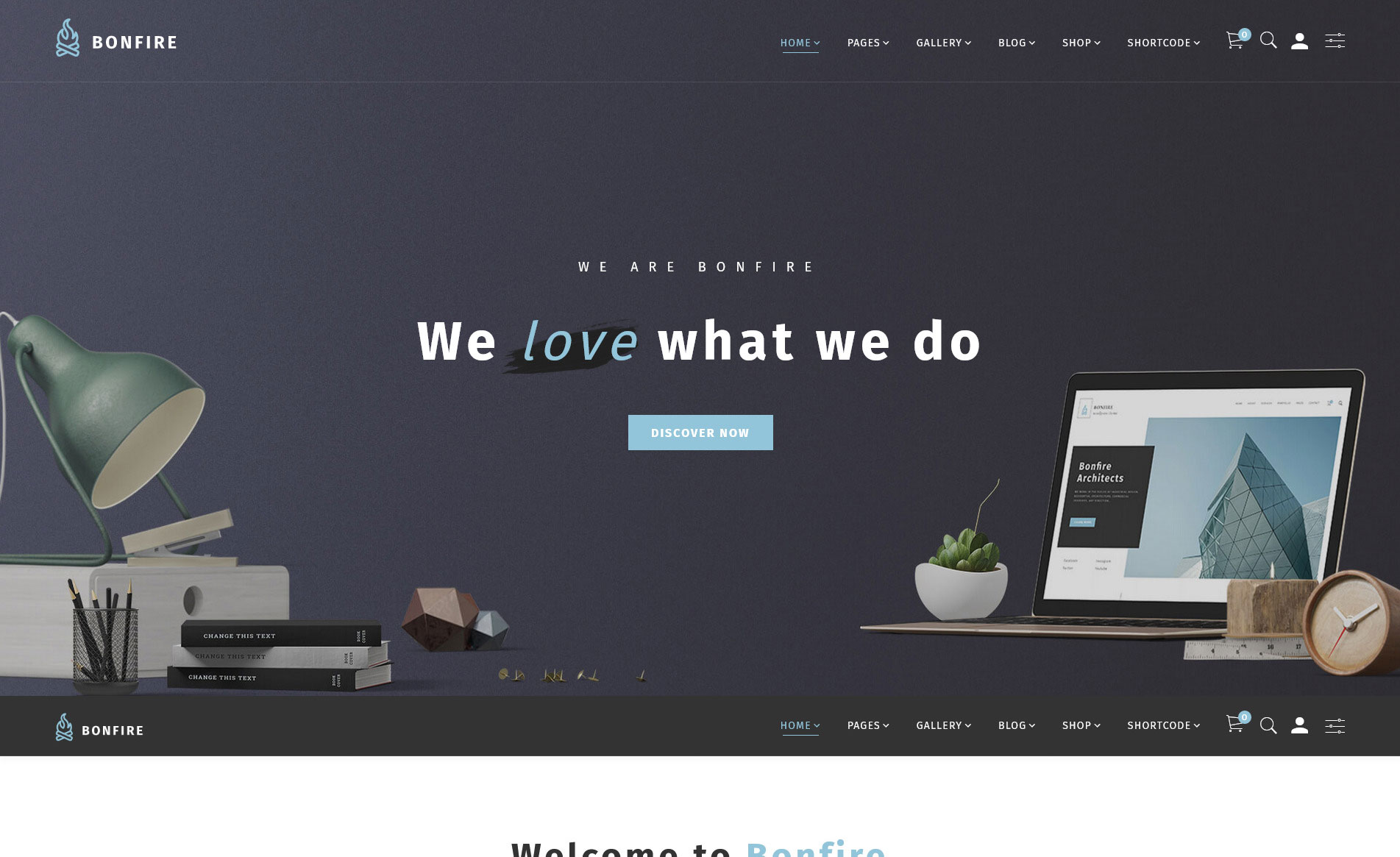 Bonfire - Creative Multipurpose WordPress Theme